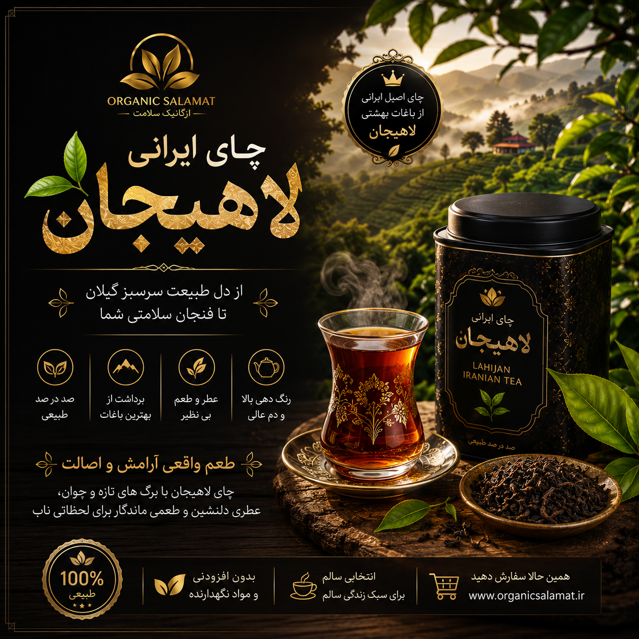 چایی ایرانی لاهیجان